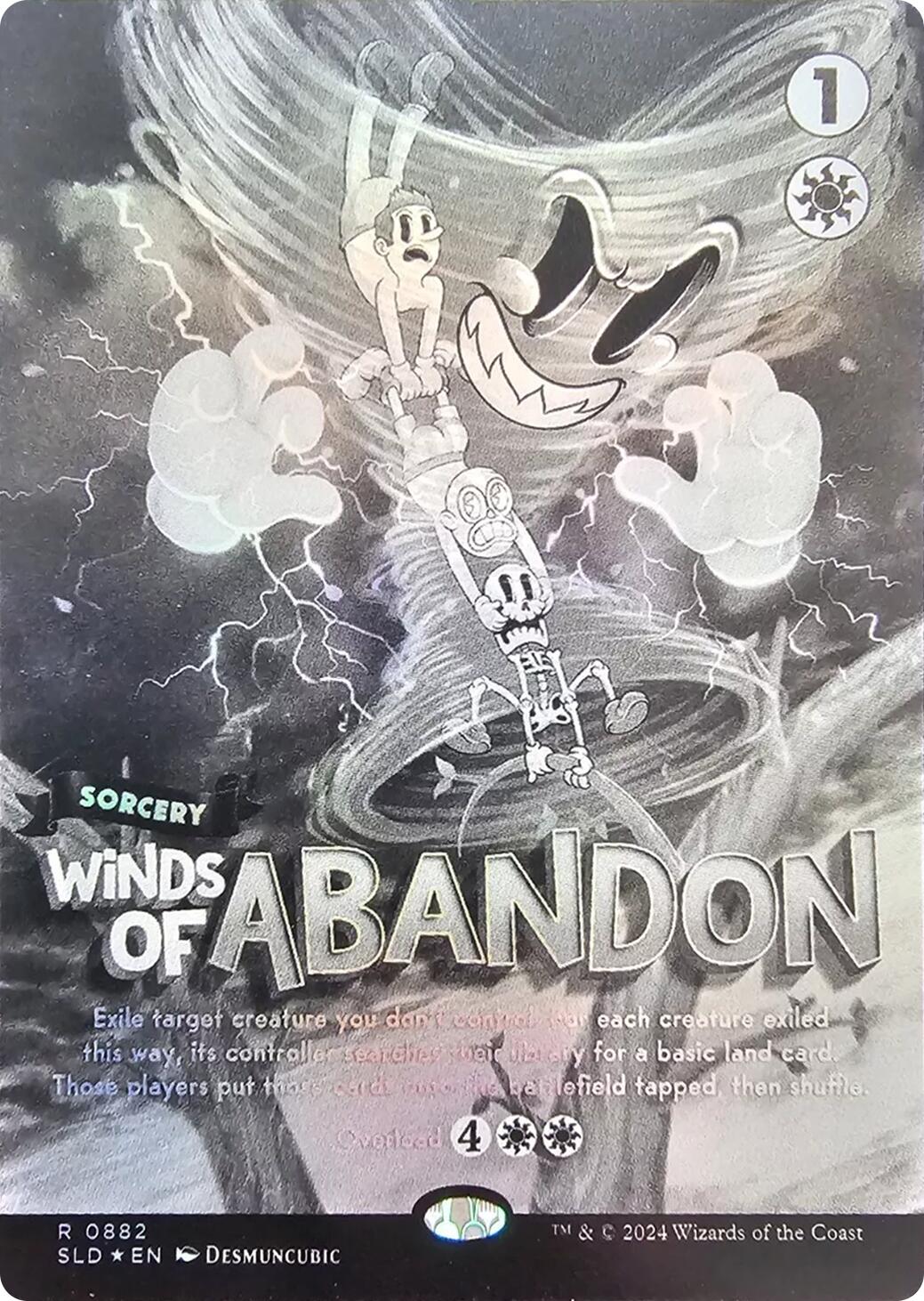 Winds of Abandon (Black & White Foil) [Secret Lair Drop Series] | Dragon's Lair Comics and Fantasy Houston TX