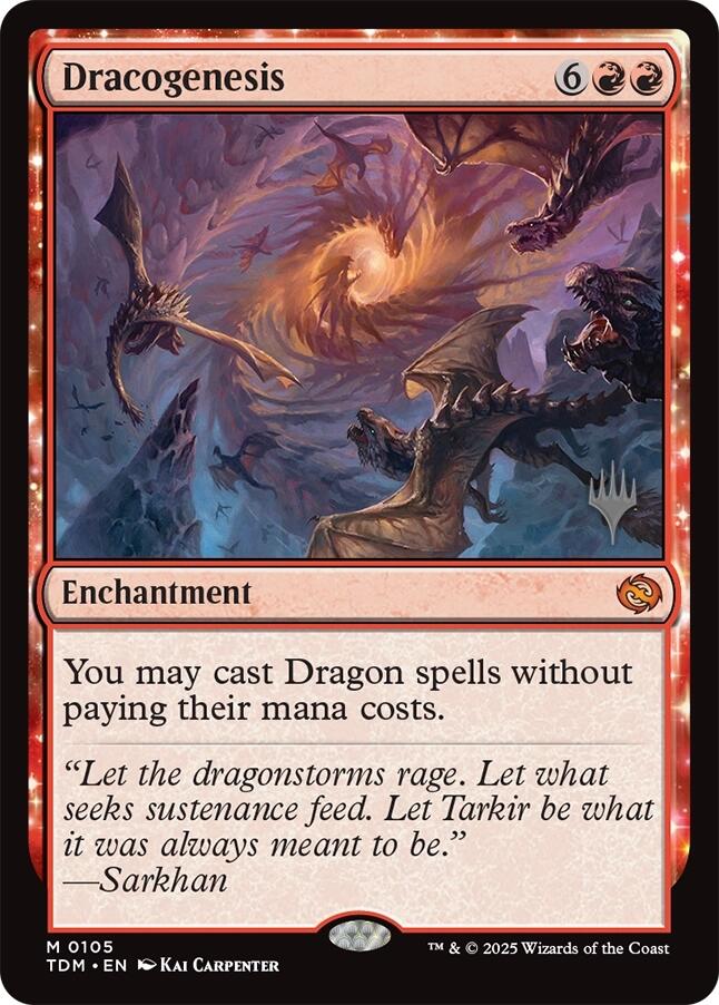 Dracogenesis [Tarkir: Dragonstorm Promos] | Dragon's Lair Comics and Fantasy Houston TX