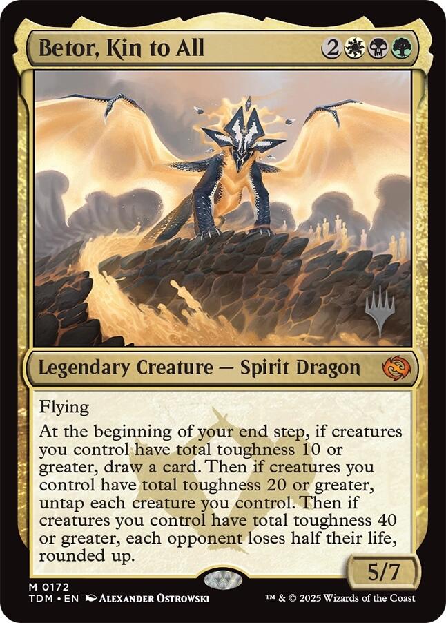 Betor, Kin to All [Tarkir: Dragonstorm Promos] | Dragon's Lair Comics and Fantasy Houston TX