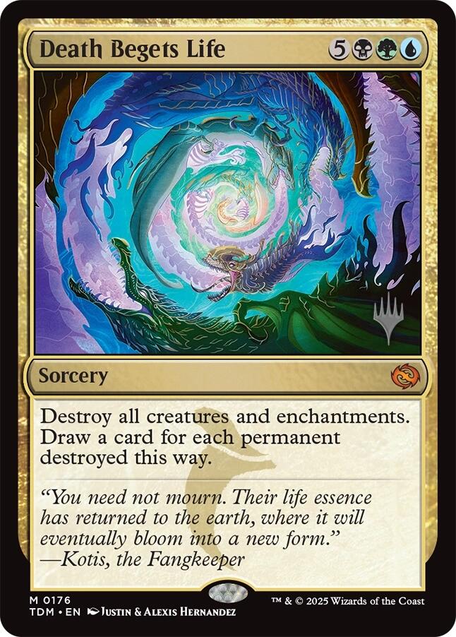 Death Begets Life [Tarkir: Dragonstorm Promos] | Dragon's Lair Comics and Fantasy Houston TX