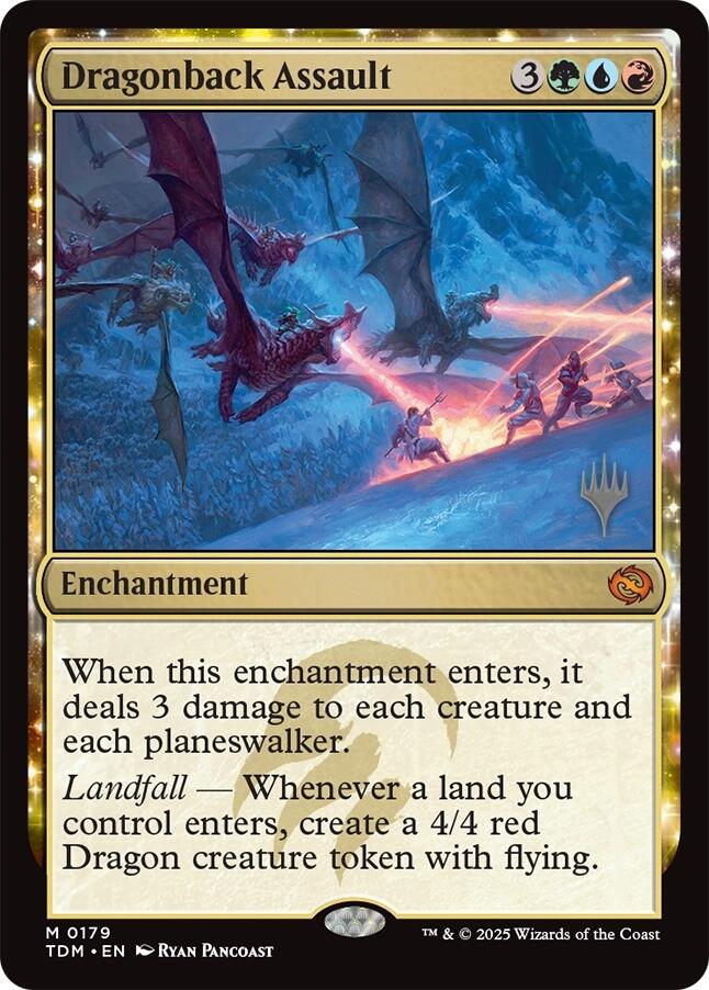 Dragonback Assault [Tarkir: Dragonstorm Promos] | Dragon's Lair Comics and Fantasy Houston TX