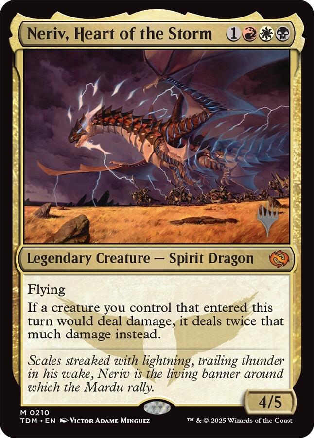 Neriv, Heart of the Storm [Tarkir: Dragonstorm Promos] | Dragon's Lair Comics and Fantasy Houston TX
