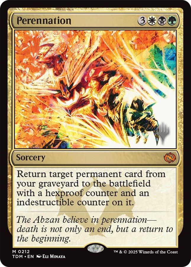 Perennation [Tarkir: Dragonstorm Promos] | Dragon's Lair Comics and Fantasy Houston TX