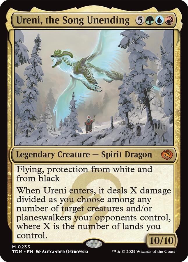 Ureni, the Song Unending [Tarkir: Dragonstorm Promos] | Dragon's Lair Comics and Fantasy Houston TX
