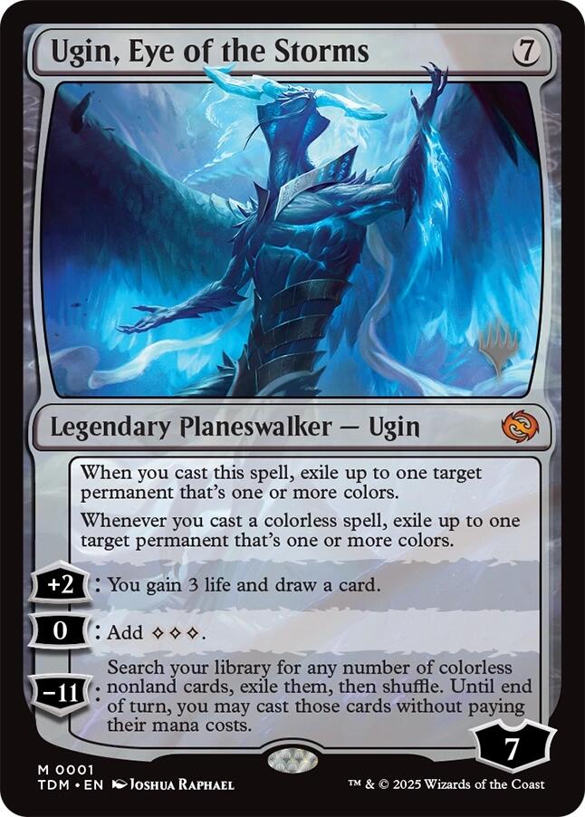 Ugin, Eye of the Storms [Tarkir: Dragonstorm Promos] | Dragon's Lair Comics and Fantasy Houston TX