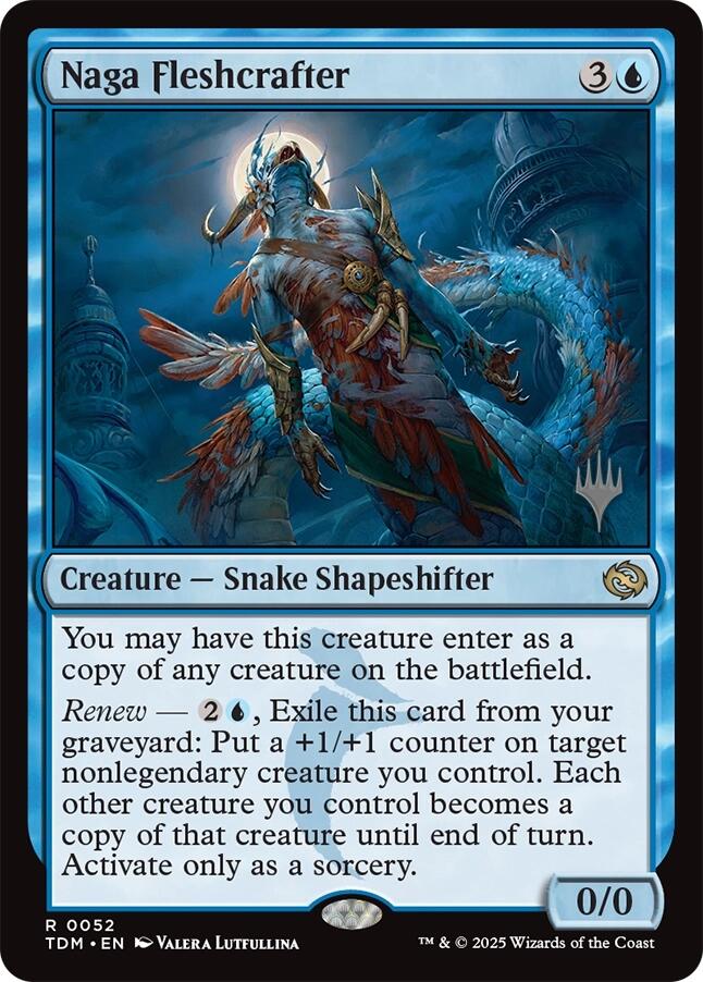 Naga Fleshcrafter [Tarkir: Dragonstorm Promos] | Dragon's Lair Comics and Fantasy Houston TX