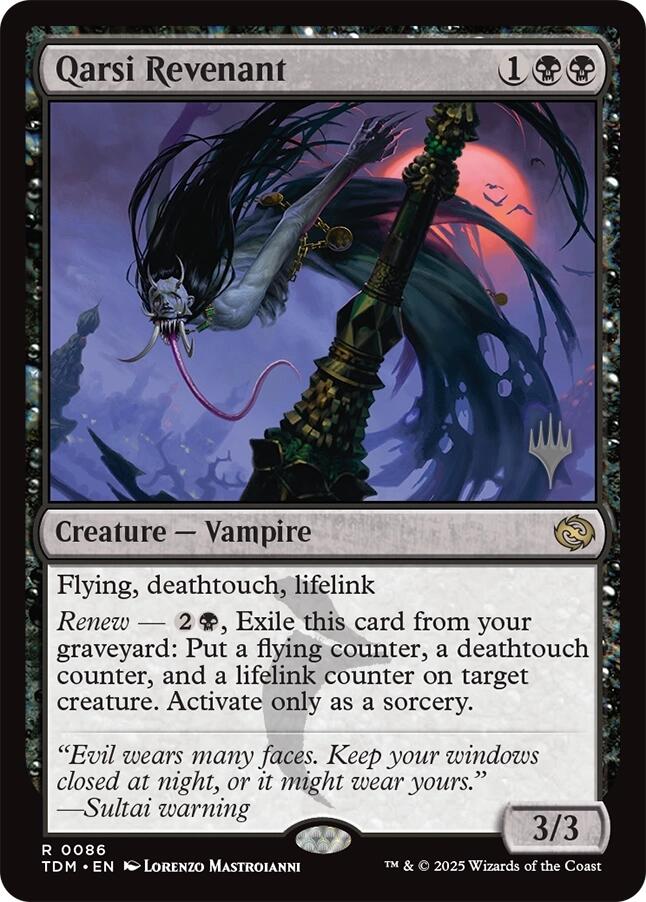 Qarsi Revenant [Tarkir: Dragonstorm Promos] | Dragon's Lair Comics and Fantasy Houston TX