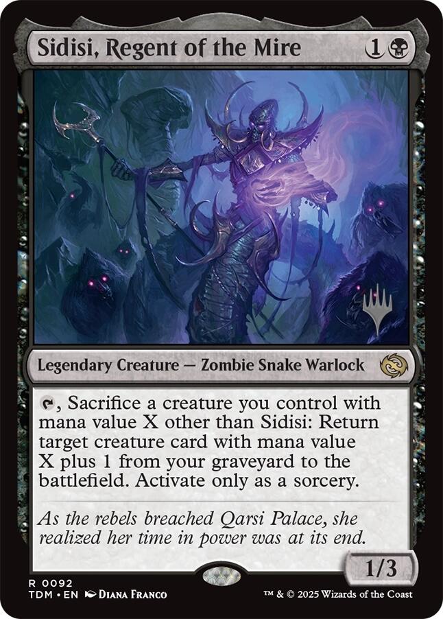Sidisi, Regent of the Mire [Tarkir: Dragonstorm Promos] | Dragon's Lair Comics and Fantasy Houston TX