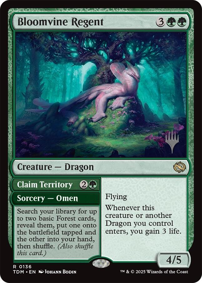 Bloomvine Regent [Tarkir: Dragonstorm Promos] | Dragon's Lair Comics and Fantasy Houston TX