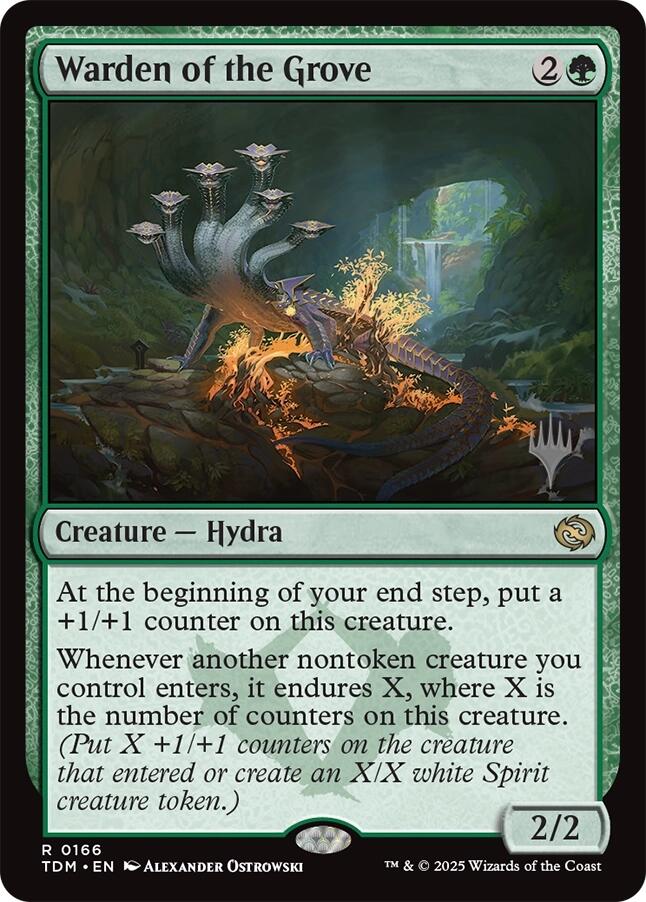 Warden of the Grove [Tarkir: Dragonstorm Promos] | Dragon's Lair Comics and Fantasy Houston TX
