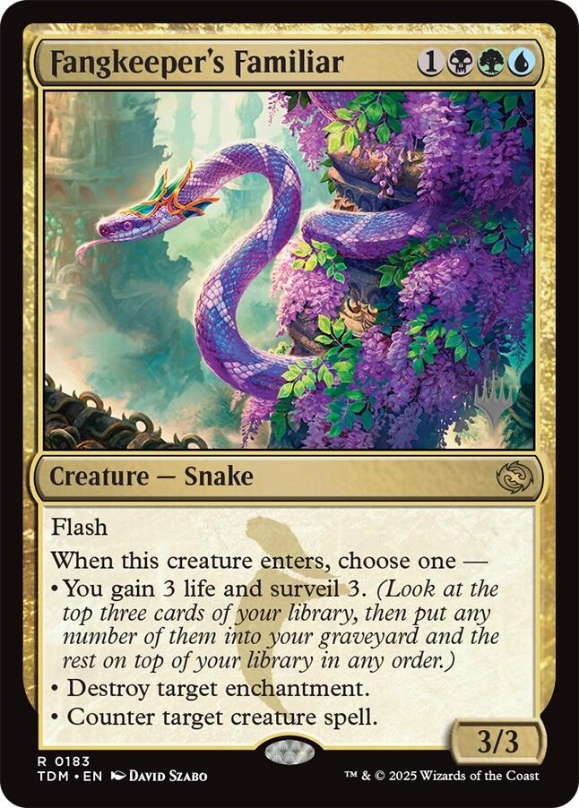 Fangkeeper's Familiar [Tarkir: Dragonstorm Promos] | Dragon's Lair Comics and Fantasy Houston TX