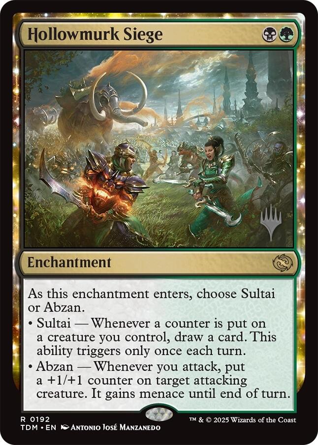 Hollowmurk Siege [Tarkir: Dragonstorm Promos] | Dragon's Lair Comics and Fantasy Houston TX