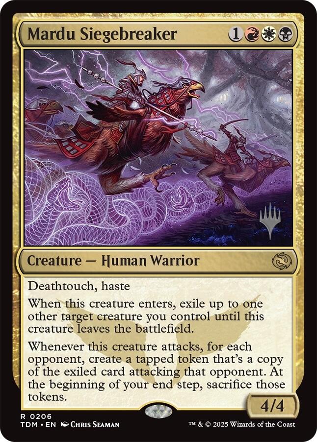 Mardu Siegebreaker [Tarkir: Dragonstorm Promos] | Dragon's Lair Comics and Fantasy Houston TX