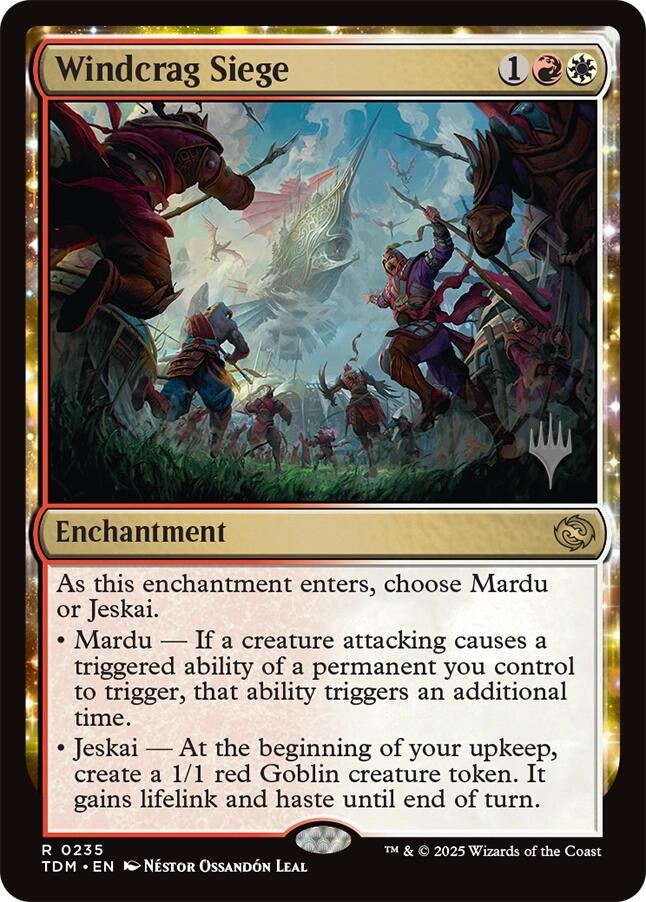 Windcrag Siege [Tarkir: Dragonstorm Promos] | Dragon's Lair Comics and Fantasy Houston TX