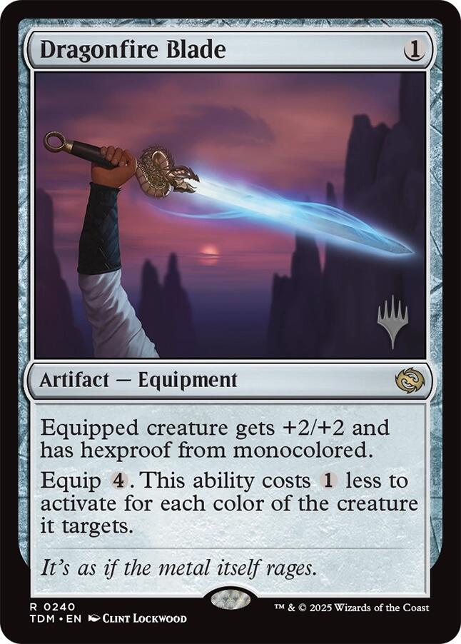 Dragonfire Blade [Tarkir: Dragonstorm Promos] | Dragon's Lair Comics and Fantasy Houston TX