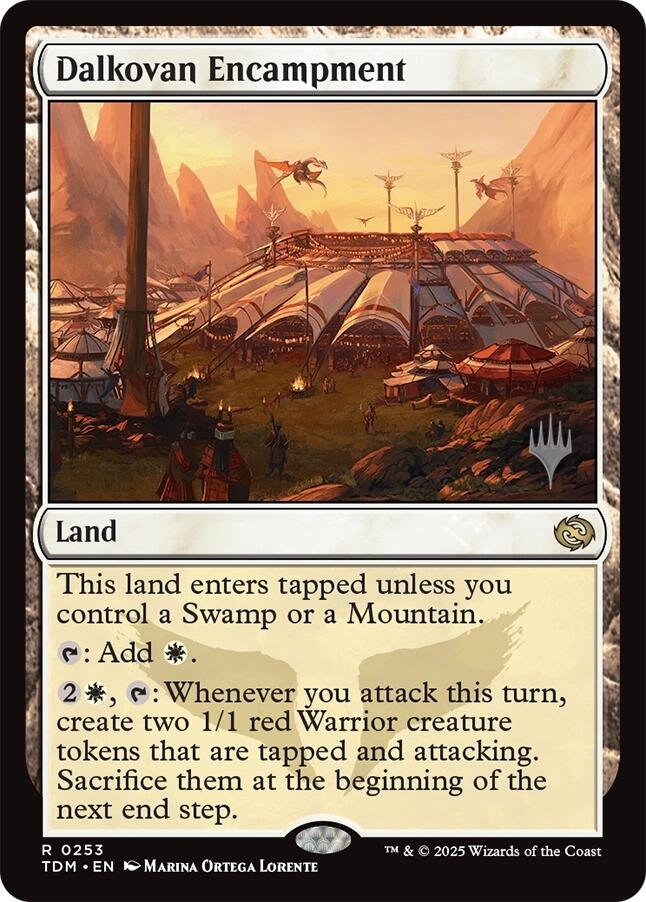 Dalkovan Encampment [Tarkir: Dragonstorm Promos] | Dragon's Lair Comics and Fantasy Houston TX