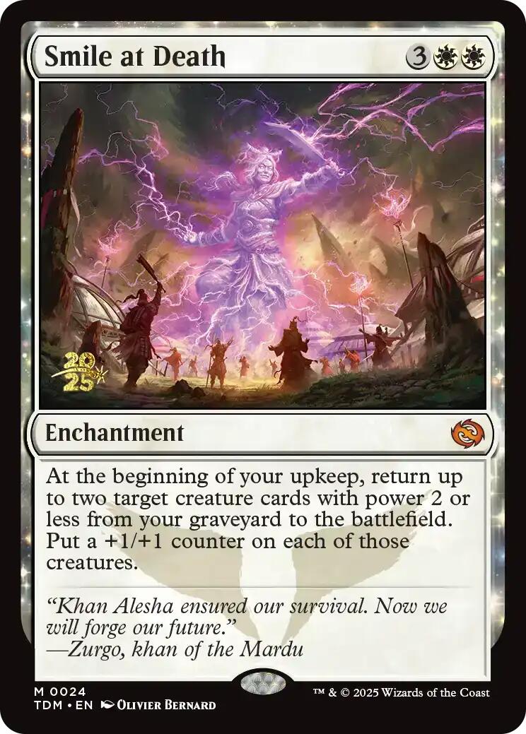 Smile at Death [Tarkir: Dragonstorm Prerelease Promos] | Dragon's Lair Comics and Fantasy Houston TX
