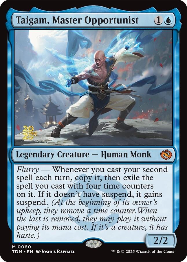 Taigam, Master Opportunist [Tarkir: Dragonstorm Prerelease Promos] | Dragon's Lair Comics and Fantasy Houston TX