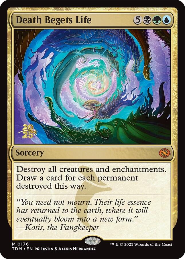 Death Begets Life [Tarkir: Dragonstorm Prerelease Promos] | Dragon's Lair Comics and Fantasy Houston TX