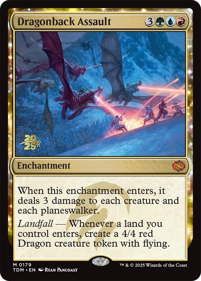 Dragonback Assault [Tarkir: Dragonstorm Prerelease Promos] | Dragon's Lair Comics and Fantasy Houston TX