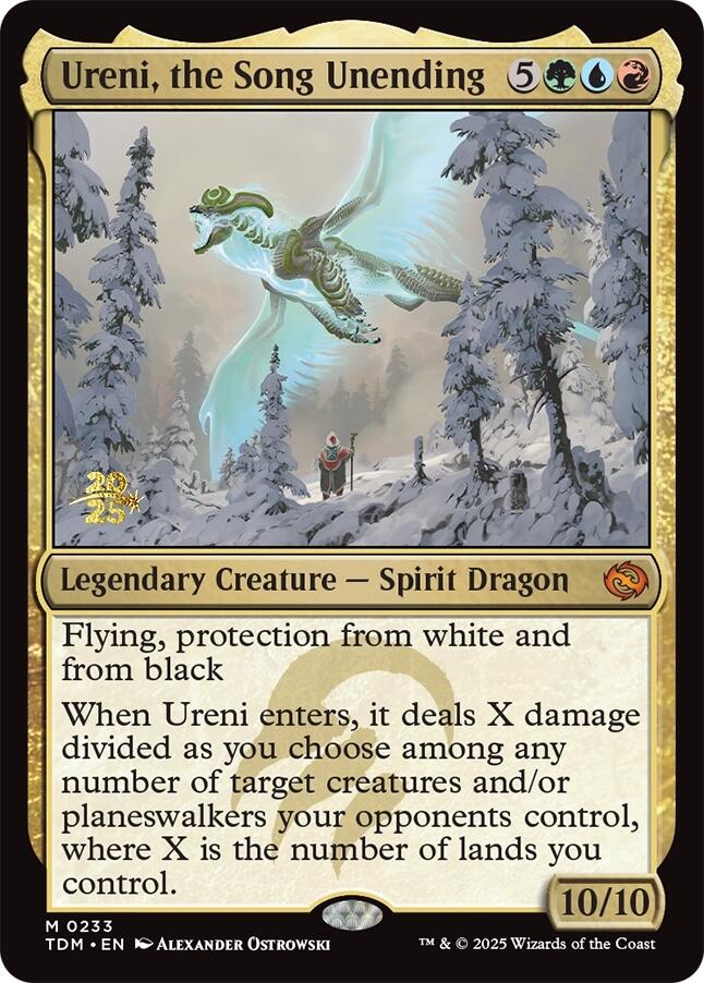 Ureni, the Song Unending [Tarkir: Dragonstorm Prerelease Promos] | Dragon's Lair Comics and Fantasy Houston TX