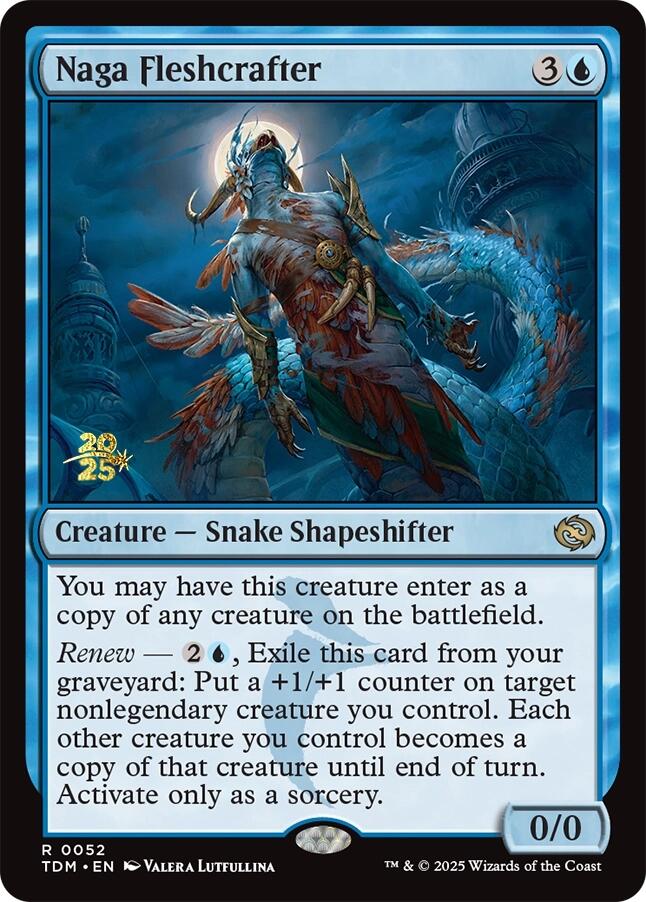 Naga Fleshcrafter [Tarkir: Dragonstorm Prerelease Promos] | Dragon's Lair Comics and Fantasy Houston TX