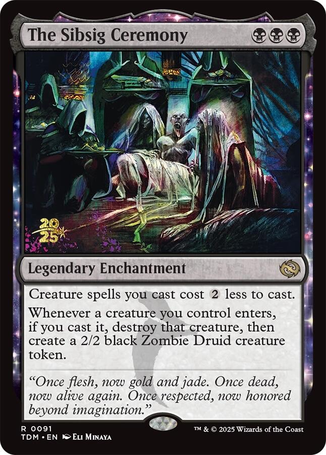 The Sibsig Ceremony [Tarkir: Dragonstorm Prerelease Promos] | Dragon's Lair Comics and Fantasy Houston TX