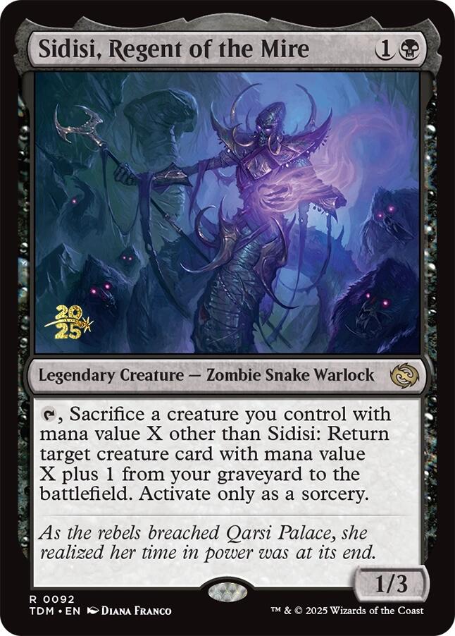 Sidisi, Regent of the Mire [Tarkir: Dragonstorm Prerelease Promos] | Dragon's Lair Comics and Fantasy Houston TX