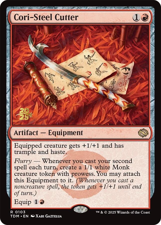 Cori-Steel Cutter [Tarkir: Dragonstorm Prerelease Promos] | Dragon's Lair Comics and Fantasy Houston TX