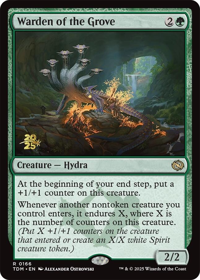 Warden of the Grove [Tarkir: Dragonstorm Prerelease Promos] | Dragon's Lair Comics and Fantasy Houston TX