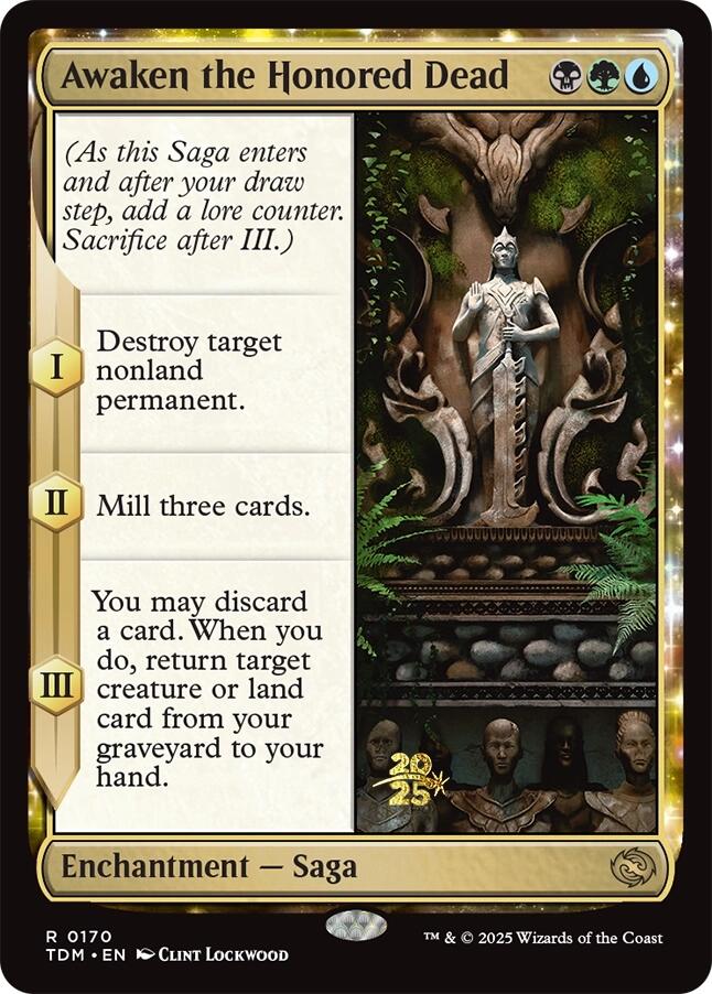 Awaken the Honored Dead [Tarkir: Dragonstorm Prerelease Promos] | Dragon's Lair Comics and Fantasy Houston TX