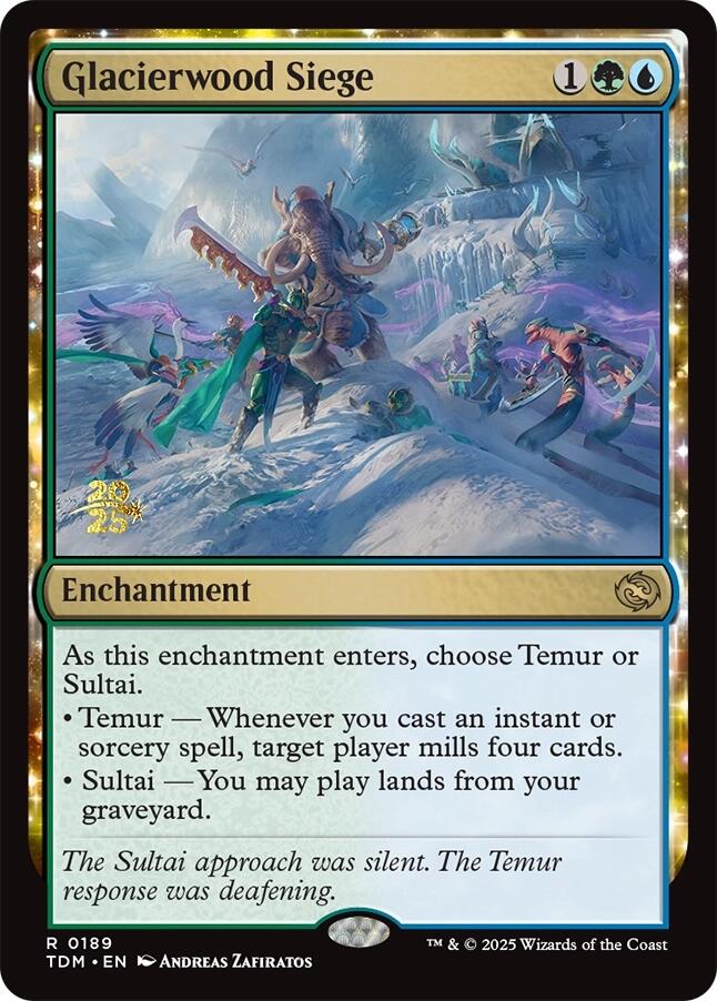 Glacierwood Siege [Tarkir: Dragonstorm Prerelease Promos] | Dragon's Lair Comics and Fantasy Houston TX