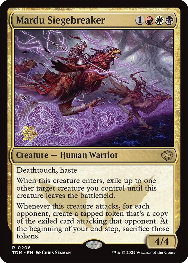 Mardu Siegebreaker [Tarkir: Dragonstorm Prerelease Promos] | Dragon's Lair Comics and Fantasy Houston TX