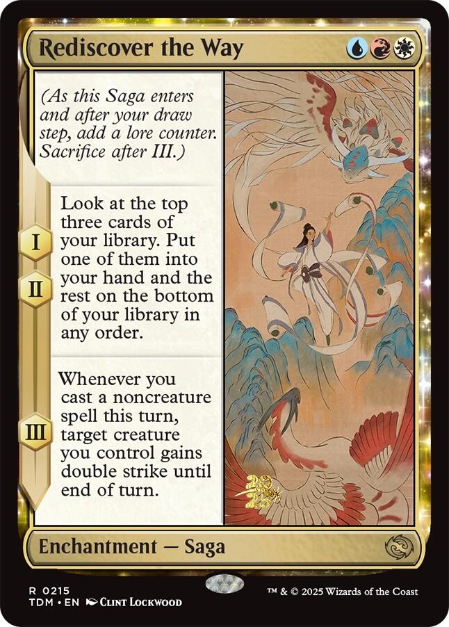 Rediscover the Way [Tarkir: Dragonstorm Prerelease Promos] | Dragon's Lair Comics and Fantasy Houston TX