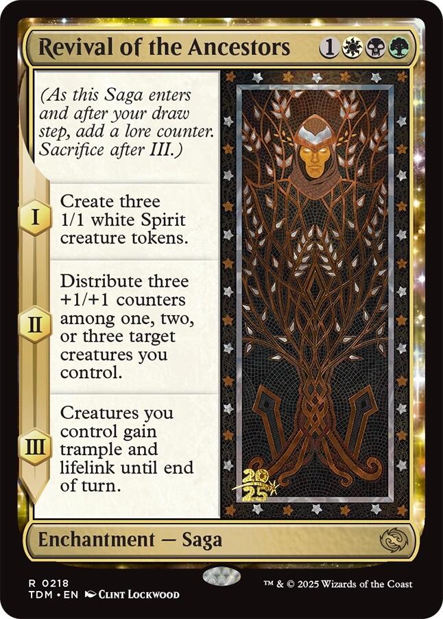 Revival of the Ancestors [Tarkir: Dragonstorm Prerelease Promos] | Dragon's Lair Comics and Fantasy Houston TX