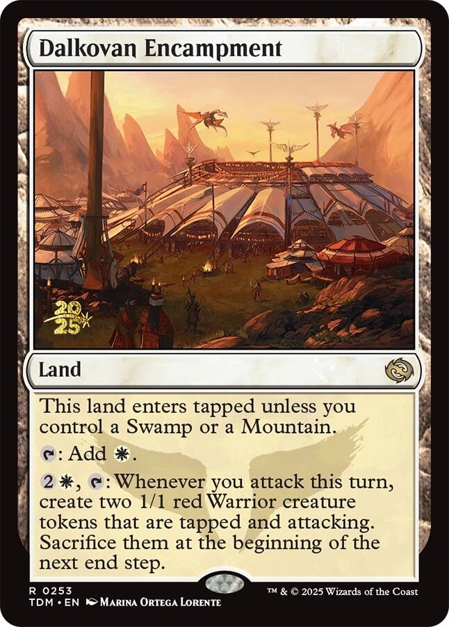 Dalkovan Encampment [Tarkir: Dragonstorm Prerelease Promos] | Dragon's Lair Comics and Fantasy Houston TX