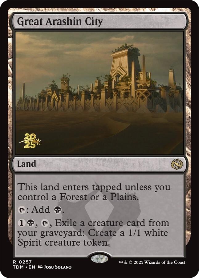 Great Arashin City [Tarkir: Dragonstorm Prerelease Promos] | Dragon's Lair Comics and Fantasy Houston TX