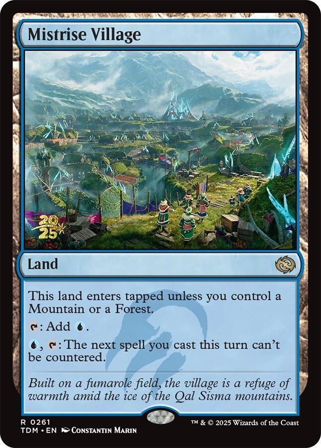 Mistrise Village [Tarkir: Dragonstorm Prerelease Promos] | Dragon's Lair Comics and Fantasy Houston TX