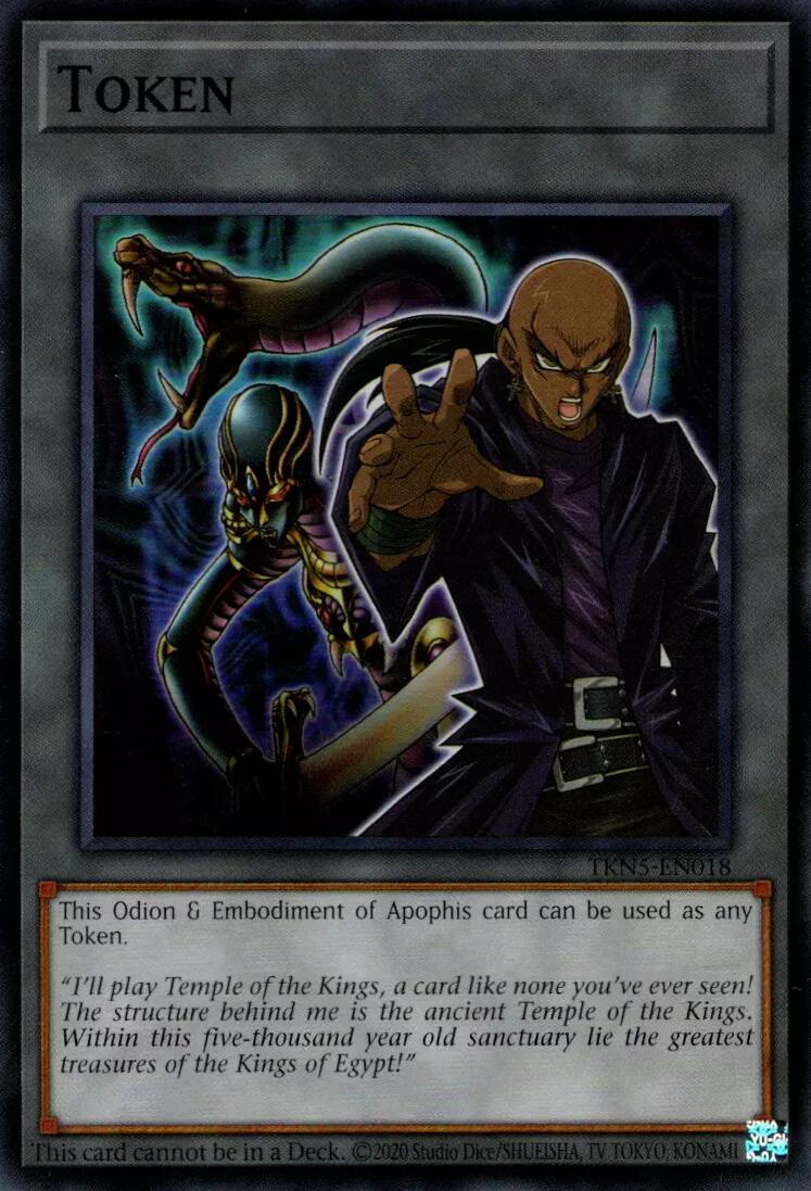 Token (Odion & Embodiment of Apophis) [TKN5-EN018] Super Rare | Dragon's Lair Comics and Fantasy Houston TX