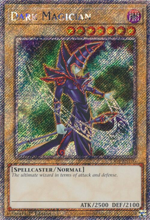 Dark Magician (6th Art) [RA04-EN106] Platinum Secret Rare | Dragon's Lair Comics and Fantasy Houston TX