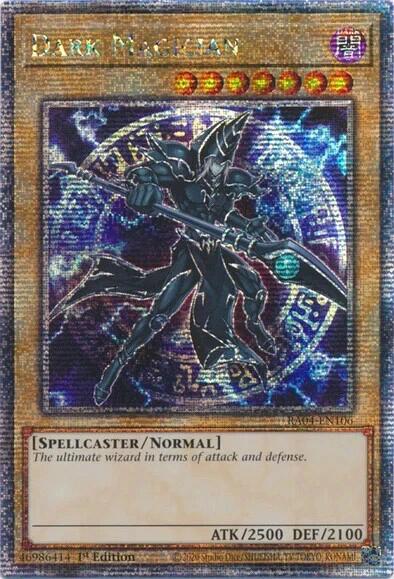 Dark Magician (7th Art) [RA04-EN106] Quarter Century Secret Rare | Dragon's Lair Comics and Fantasy Houston TX