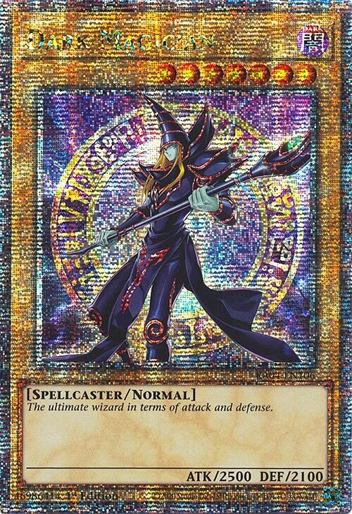 Dark Magician (8th Art) [RA04-EN106] Quarter Century Secret Rare | Dragon's Lair Comics and Fantasy Houston TX