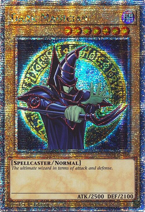 Dark Magician (9th Art) [RA04-EN106] Quarter Century Secret Rare | Dragon's Lair Comics and Fantasy Houston TX
