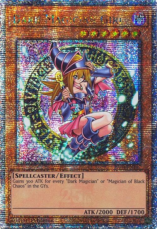 Dark Magician Girl (3rd Art) [RA04-EN107] Quarter Century Secret Rare | Dragon's Lair Comics and Fantasy Houston TX