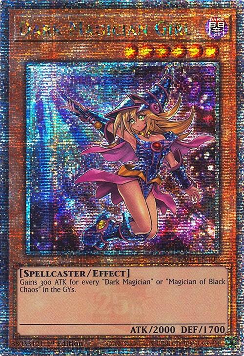 Dark Magician Girl (7th Art) [RA04-EN107] Quarter Century Secret Rare | Dragon's Lair Comics and Fantasy Houston TX