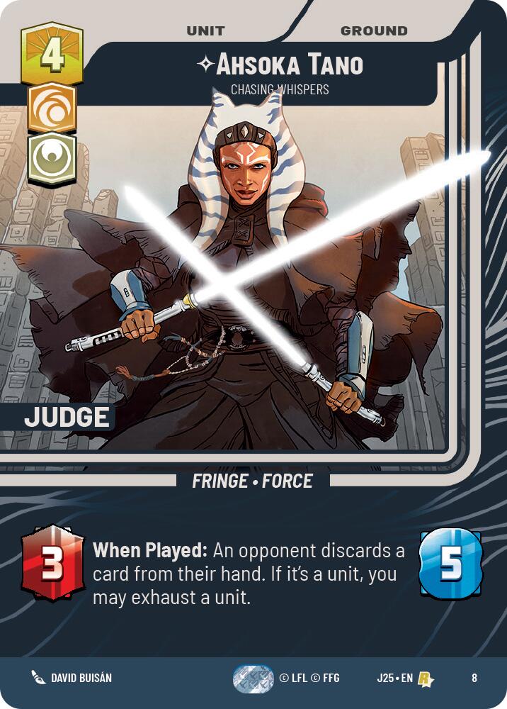 Ahsoka Tano - Chasing Whispers (8) (8) [Judge Promos] | Dragon's Lair Comics and Fantasy Houston TX
