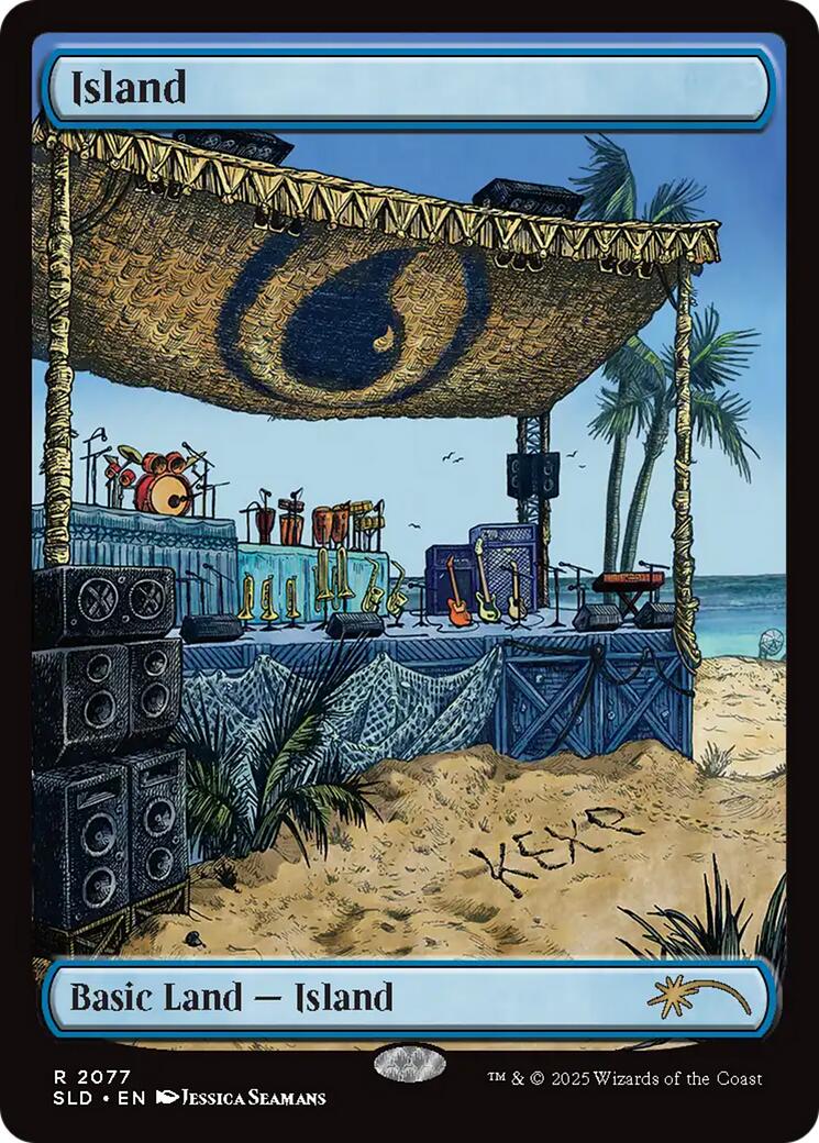 Island (2077) [Secret Lair Drop Series] | Dragon's Lair Comics and Fantasy Houston TX