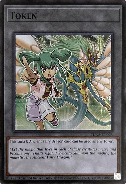 Token (Luna & Ancient Fairy Dragon) [TKN5-EN023] Super Rare | Dragon's Lair Comics and Fantasy Houston TX