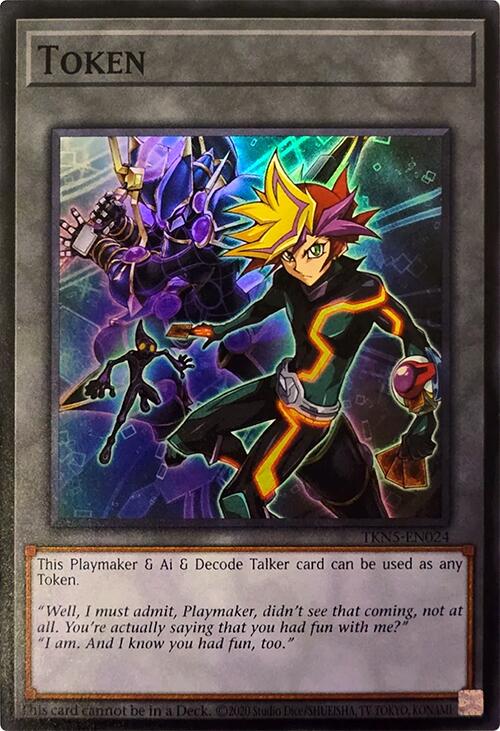 Token (Playmaker & Ai & Decode Talker) [TKN5-EN024] Super Rare | Dragon's Lair Comics and Fantasy Houston TX