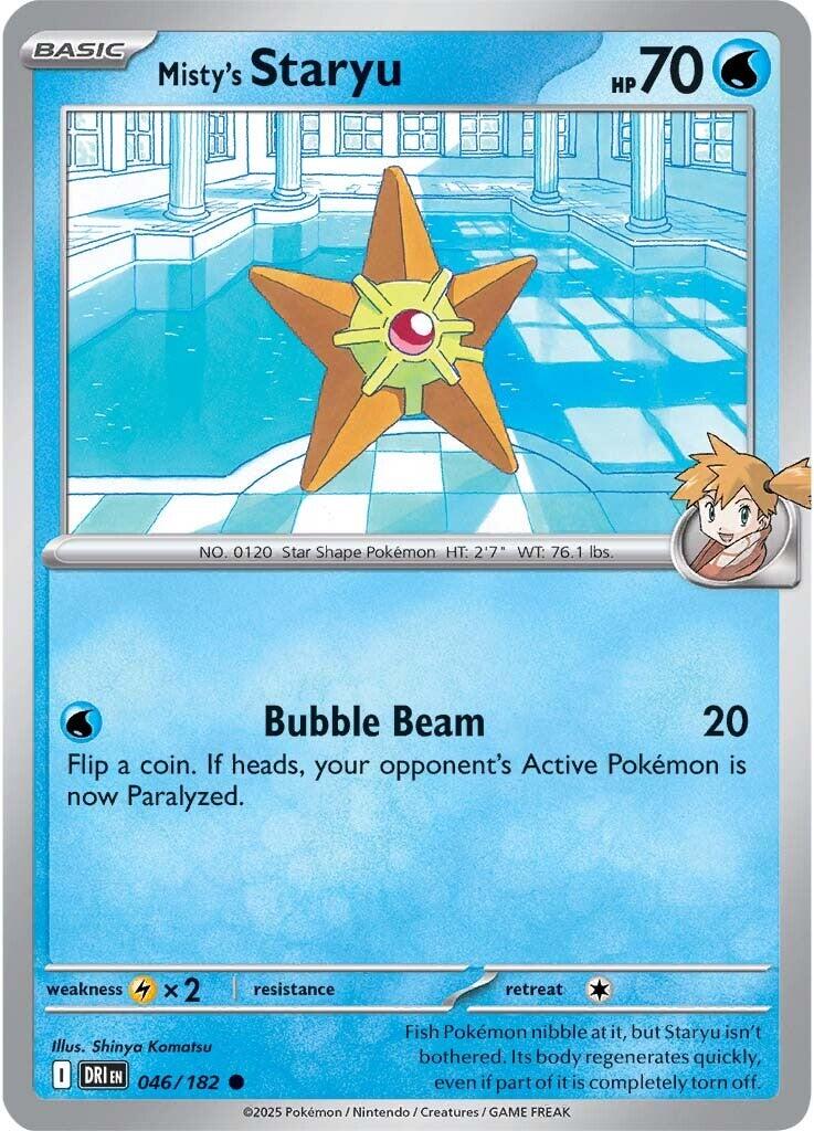 Misty's Staryu (046/180) [Scarlet & Violet: Destined Rivals] | Dragon's Lair Comics and Fantasy Houston TX